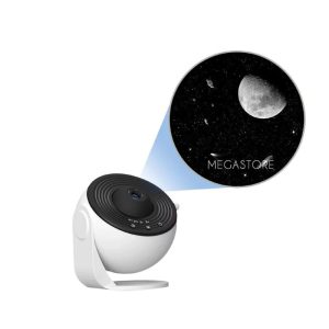 Проектор зоряного неба з 13 дисками та USB / Нічник-проектор зоряне небо для дітей і дорослих / Проектор-нічник для кімнати, Білий