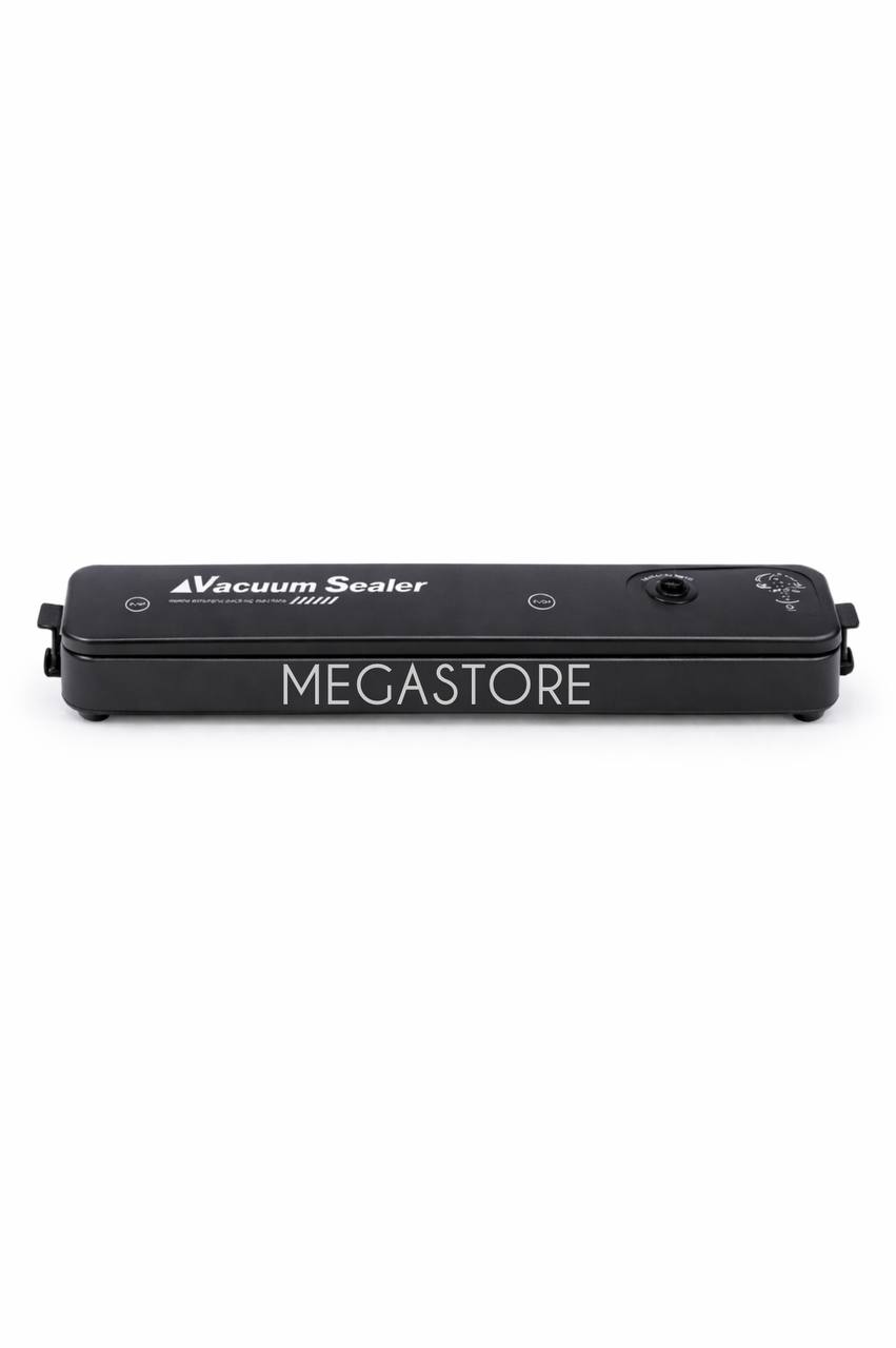 Вакууматор / Кухонний вакуумний пакувальник харчових продуктів Vacuum Sealer, чорний - Зображення 3