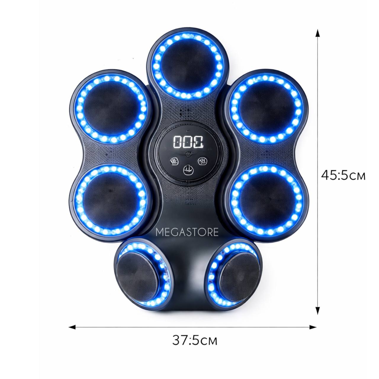 Музичний боксерський настінний тренажер з LED і Bluetooth / Інтерактивна мішень для боксу та тренування реакції / Настінний боксерський тренажер для дому та фітнесу - Зображення 5