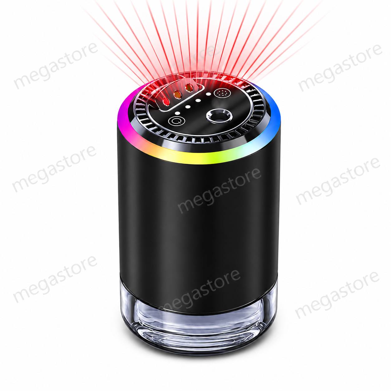 Автомобільний зволожувач повітря з RGB-підсвіткою та проекцією, USB / Ультразвуковий аромадифузор для авто / Міні-зволожувач повітря в автомобіль