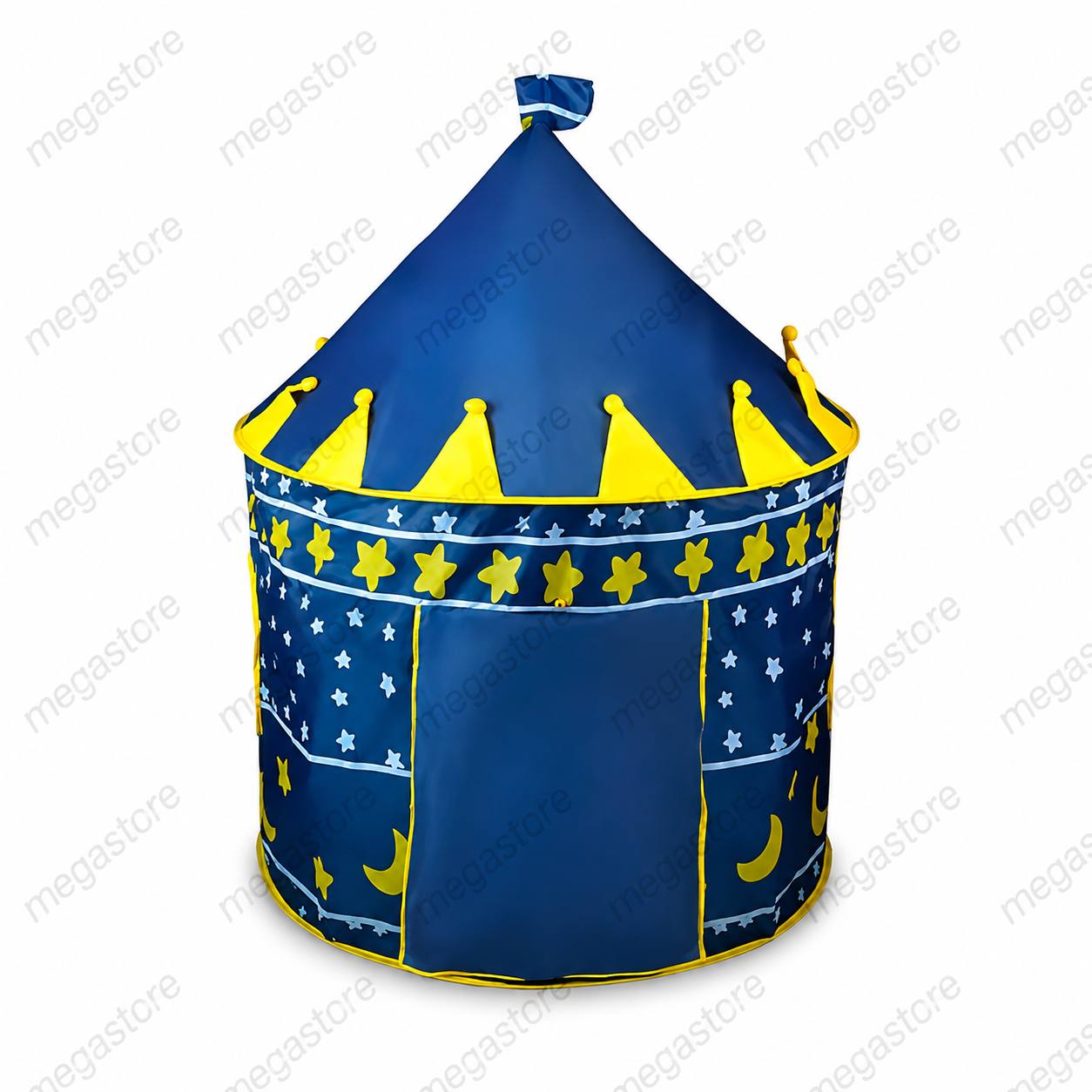 Дитячий ігровий намет «Замок» синій / Дитячий будиночок-палатка / Ігровий намет для дому та вулиці - Зображення 2